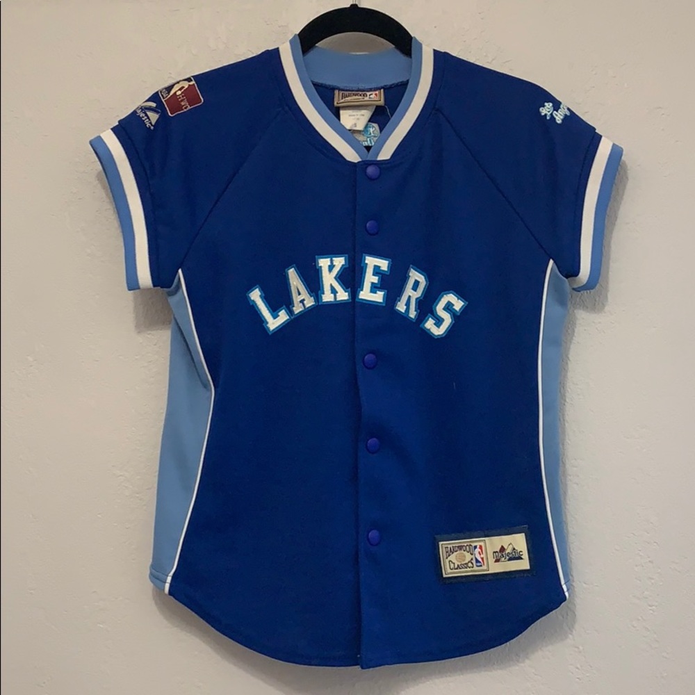Lakers button up jersey